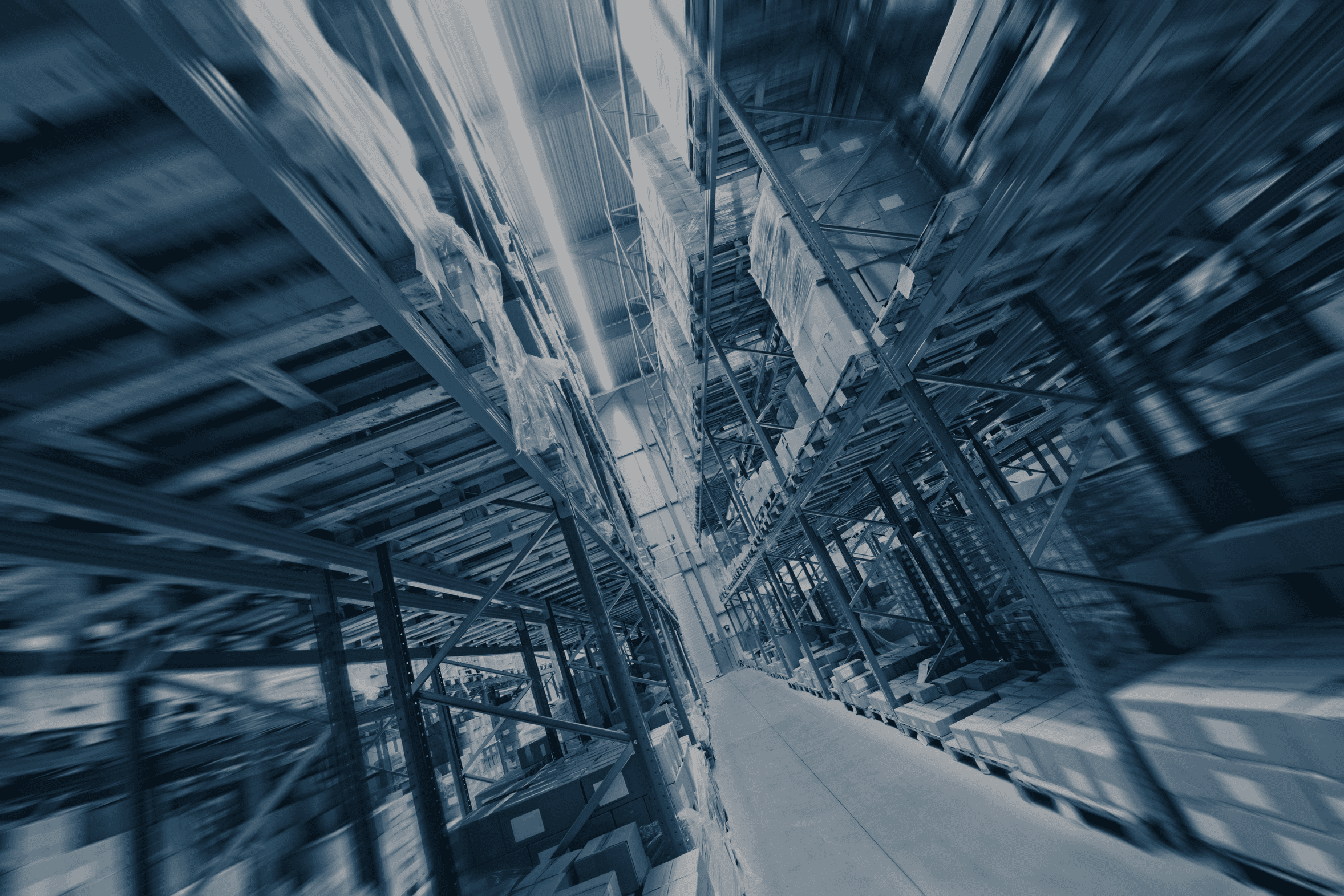 Warehouse Selective Pallet Racking Banner