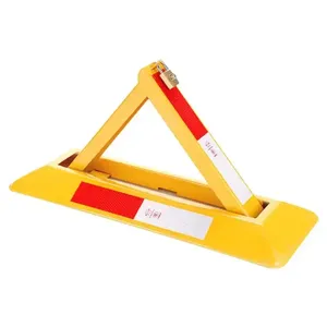 Portable Folding Vehicle Security Barrier for Logistics Bays