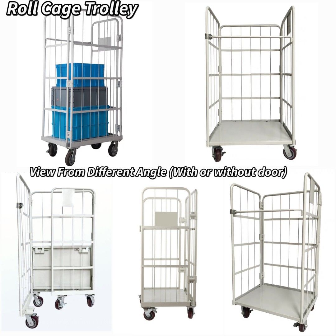 Roll Containers Available in Various Sizes, Designs and Demountable of Nestable Models. Order Picking, Storage