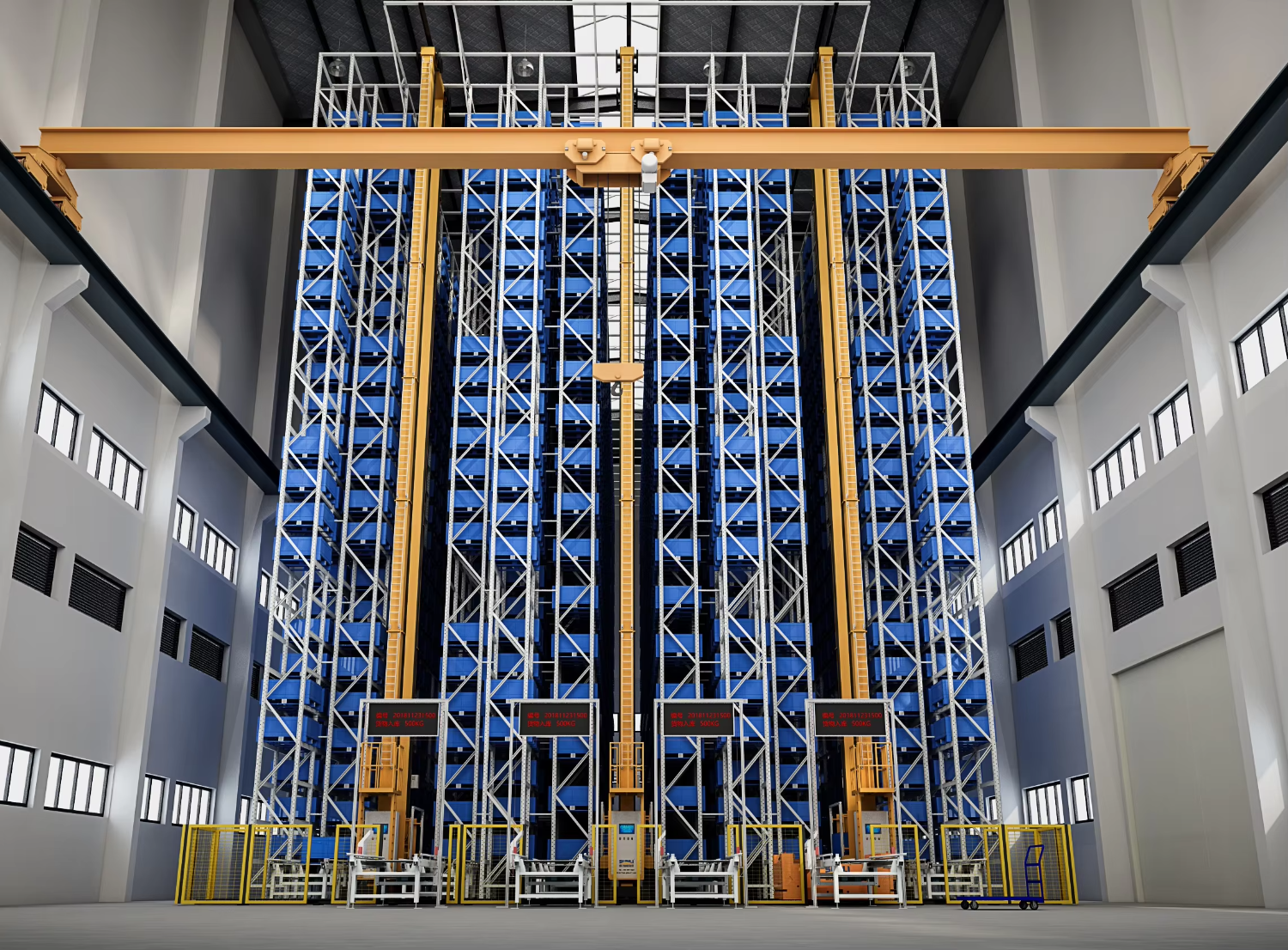 SHUNLI SL-AS004 China Factory Customized Heavy Duty Automated AS&RS Pallet Stacking Rack Alloy Steel 500kg-1500kg Capacity OEM