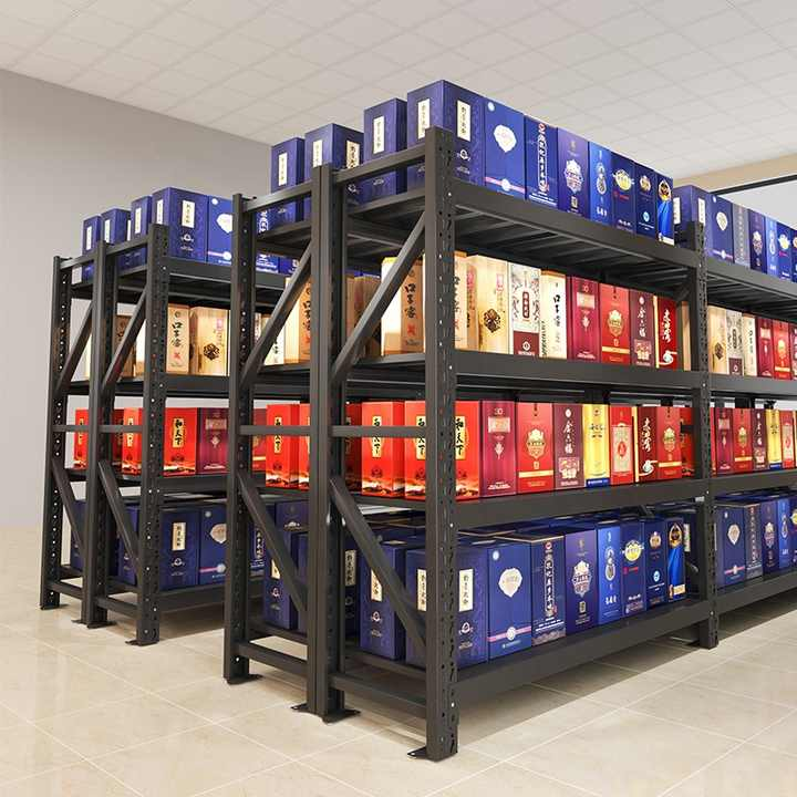 Free Sample Factory Price Custom Adjustable Easy Assemble Boltless Steel Warehouse Racking Shelf Units For Retail Shop Storage