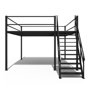 Heavy Duty Rack Industrial Mezzanine Interlocking Floor Rack Attic Racking System