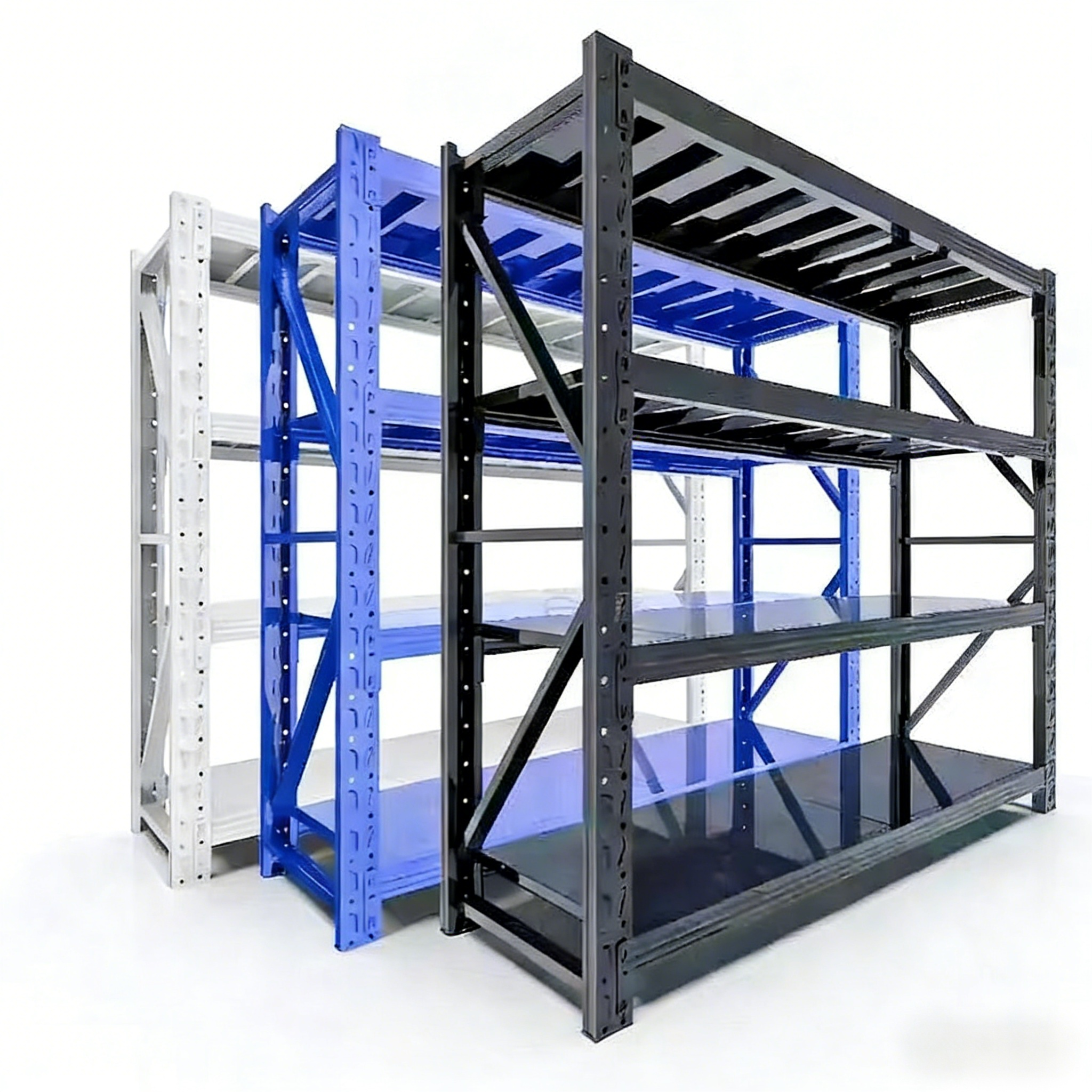 Free Sample Factory Price Custom Adjustable Easy Assemble Boltless Steel Warehouse Racking Shelf Units For Retail Shop Storage