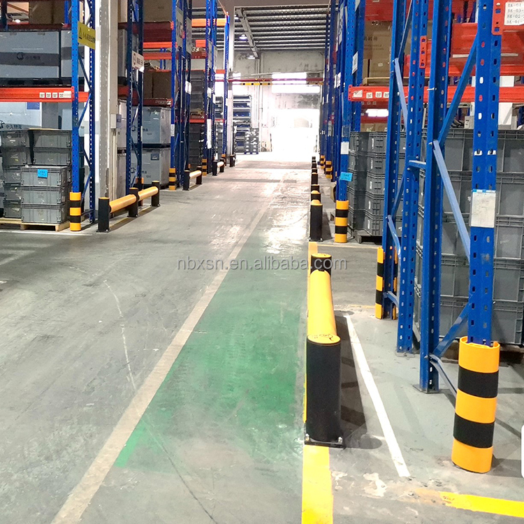 Flexible Plastic Rack Column Edge Guard Parking Lot Corner Protector TUV SGS Certified Anti-Collision