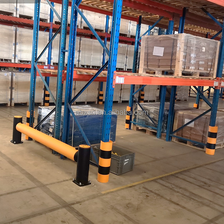 Flexible Plastic Rack Column Edge Guard Parking Lot Corner Protector TUV SGS Certified Anti-Collision