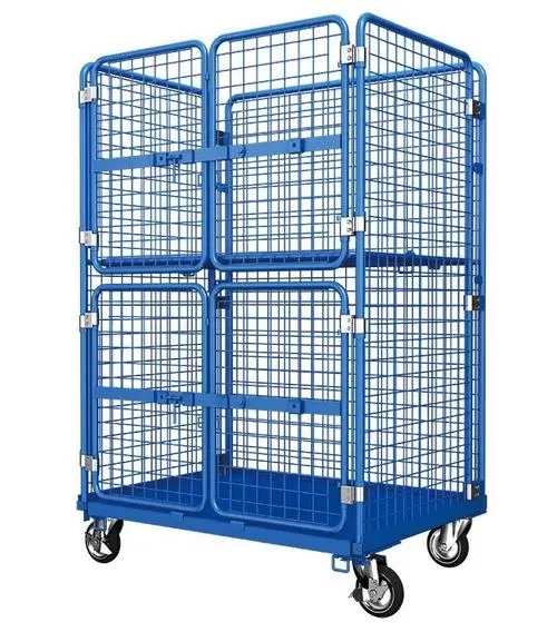Roll Containers Available in Various Sizes, Designs and Demountable of Nestable Models. Order Picking, Storage