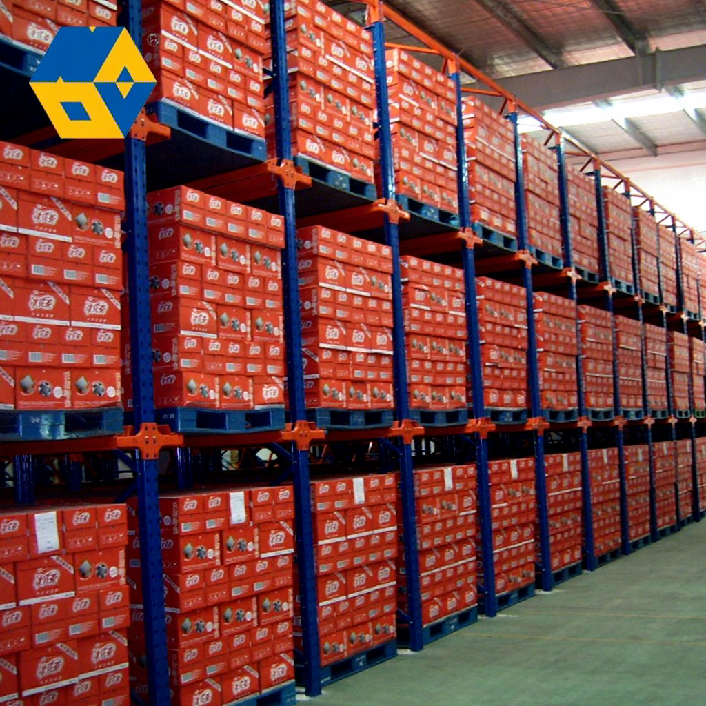 NOVA Facility Cold Room Racks Metal Galvanized Teardrop Shelf, Automation Equipment System Drive in Racking/