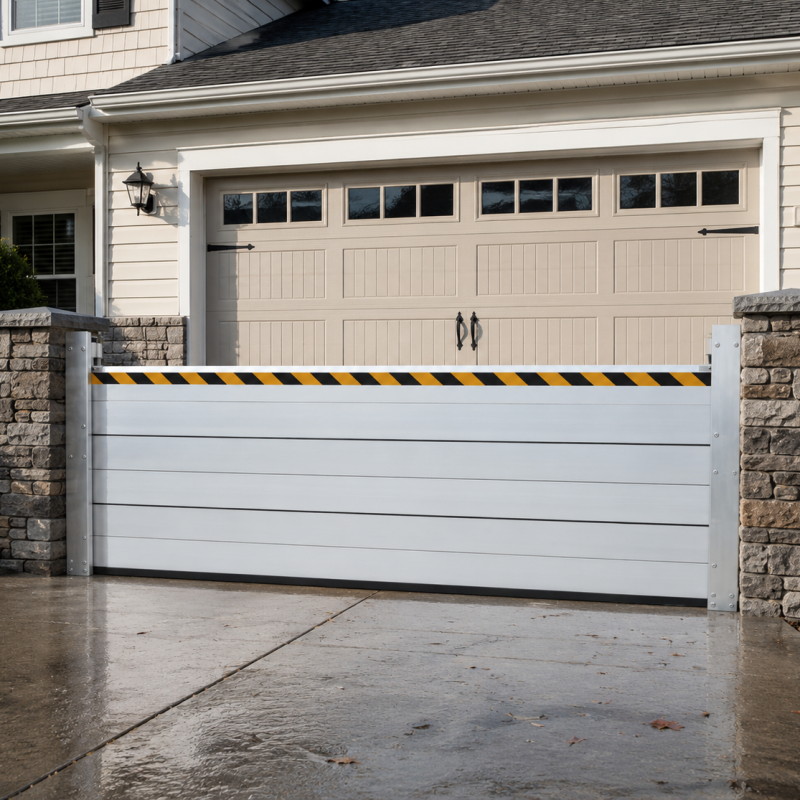 Modular Removable Flood Barrier Warehouse Aluminum Anti-Flood Control Barrier Heavy Duty Flood Defense System for Industrial Use