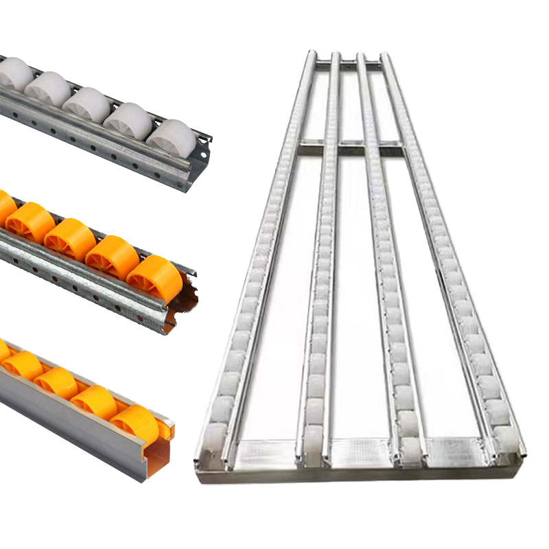 Langle Carton Flow Rack System Sliding Roller Shelf for Warehouse Storage Slide Warehouse Rack