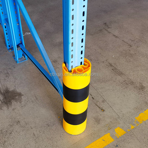Flexible Plastic Rack Column Edge Guard Parking Lot Corner Protector TUV SGS Certified Anti-Collision