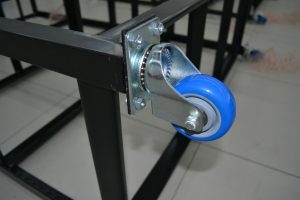 Rivet connection close-up