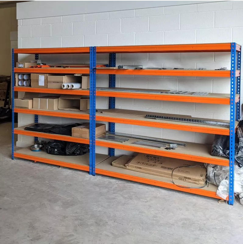 Supermarket & Home Warehousing Metal Boltless Shelving Industrial Storage Tool Rack Shelves Iron Stacking Racks
