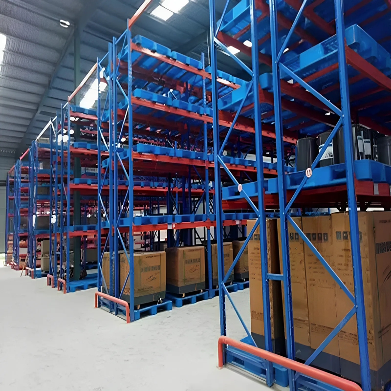 Hot Sale Selective Drive-in Pallet Rack for Industrial Warehouse Storage 5 Layers Steel Metal Adjustable Durable Anti-Rust