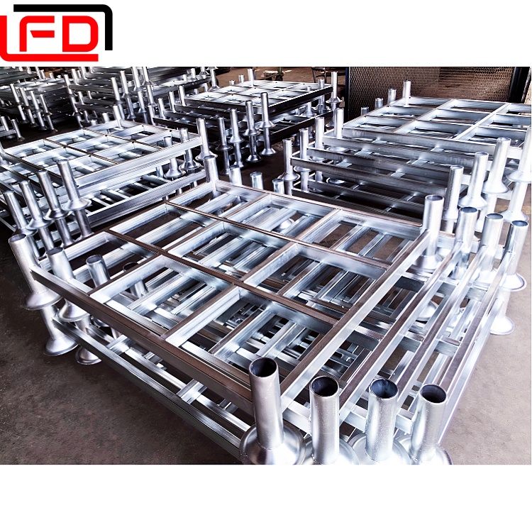 Steel Stillage Heavy Duty Metal Post Pallet Stackable Post Pallet