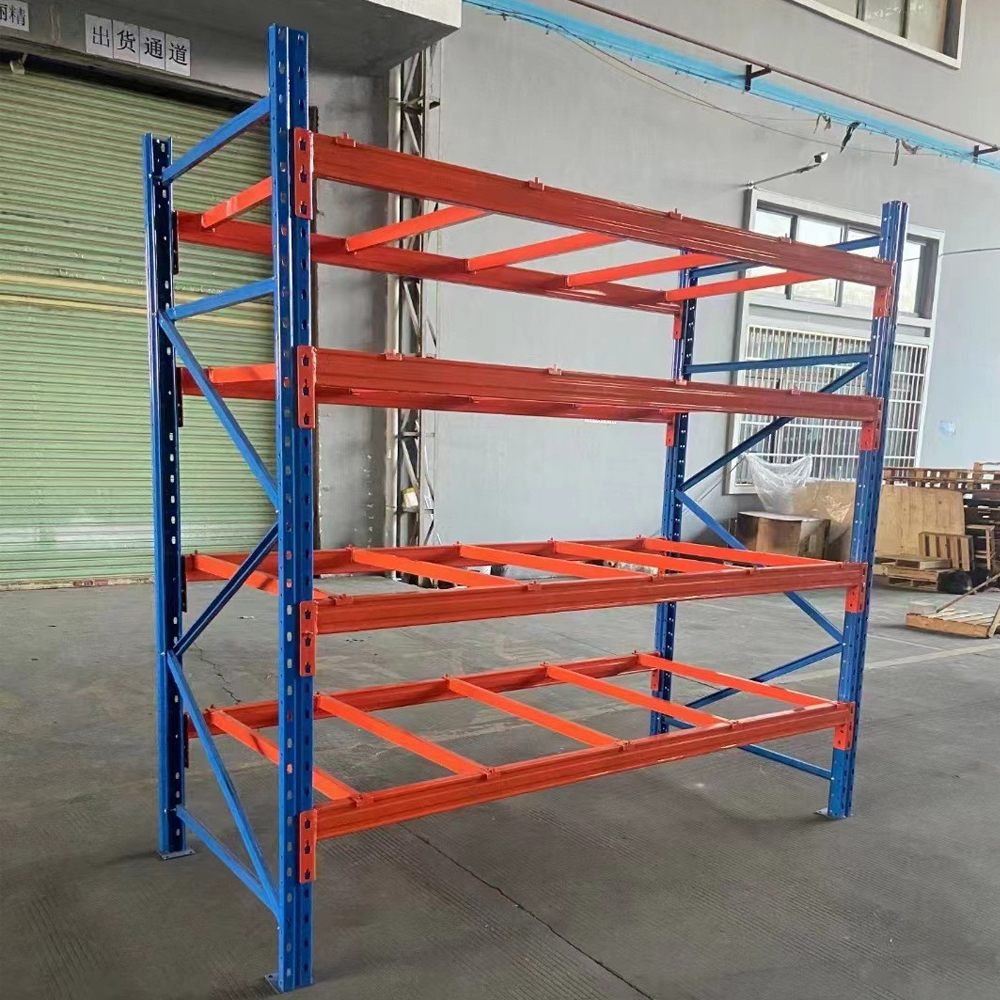 Factory Heavy Duty 5-Layer VNA Pallet Rack Cold Rolled Steel Adjustable Detachable Shelving For Industrial Use