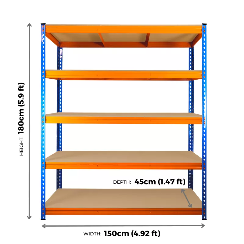 Supermarket & Home Warehousing Metal Boltless Shelving Industrial Storage Tool Rack Shelves Iron Stacking Racks