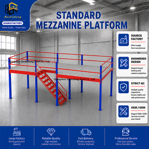 Industrial Steel Mezzanine Platform For Warehouse