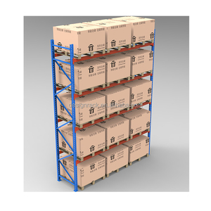 Industrial VNA Steel Pallet Rack 2 Ton