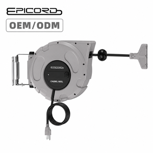 50FT Heavy Duty Retractable Extension Cord Reel
