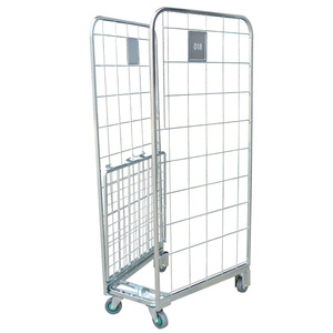 Nesting 2-Sided Steel Wire Roll Container
