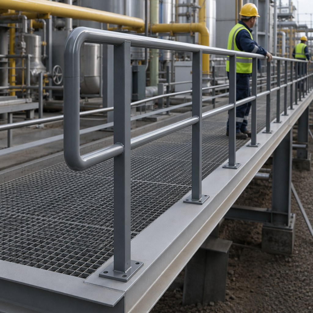 Custom OEM Grating Platform Panel | Precision Steel Welded Structure For Factory Mezzanine Access