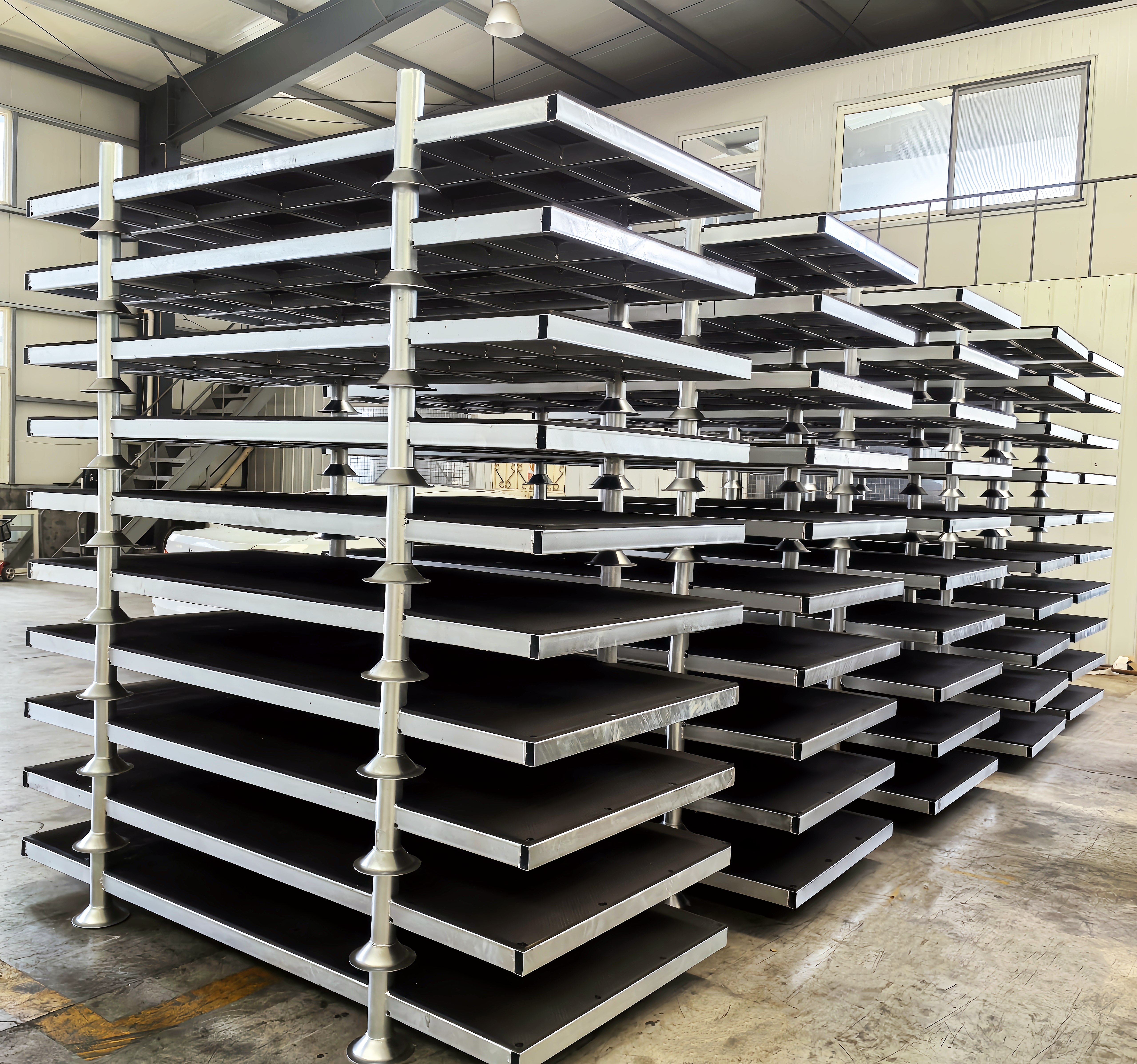 Steel Pipe Post Pallet with Galvanized Coating Industrial-Grade Stackable Metal Pallets Steel Pallet