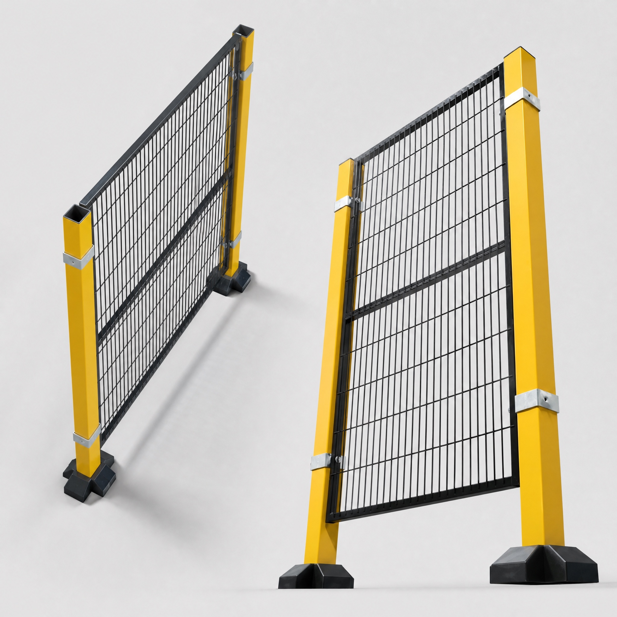 Production Line Isolation Safety Fence, Metal Protective Barrier for Factory Workshop, CE Certified, OEM Available