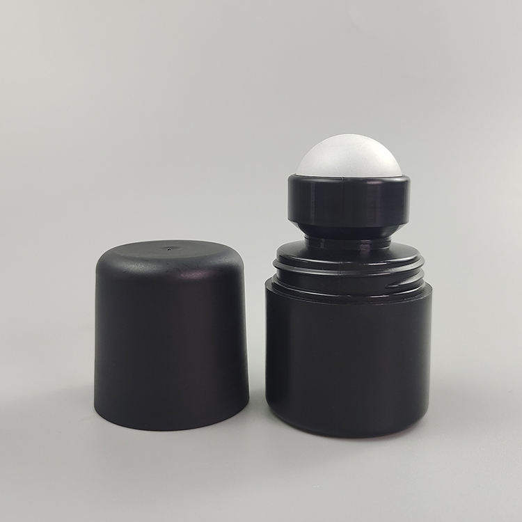 Black Matt Perfume Essence Oil Container 30ml 60ml Plastic Roll Bottle Colorful Underarm Deodorant Roller Bottle Made Durable PP