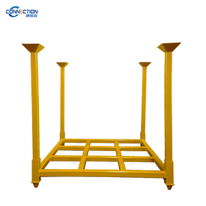 Movable Powder Coated Stacking Post Pallet Rack