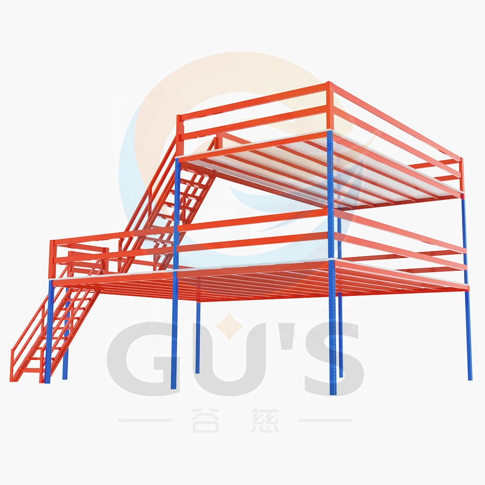 2024 Multi-Level Mezzanine Floor System Corrosion Protection Steel Frame Platform Multi-Layer Mezzanine Floor Frame System