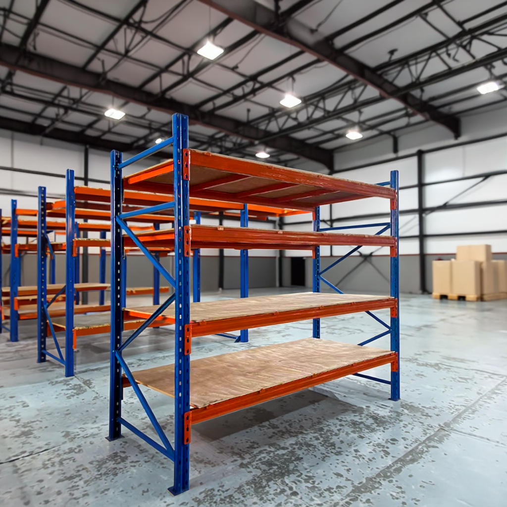 Supermarket & Home Warehousing Metal Boltless Shelving Industrial Storage Tool Rack Shelves Iron Stacking Racks