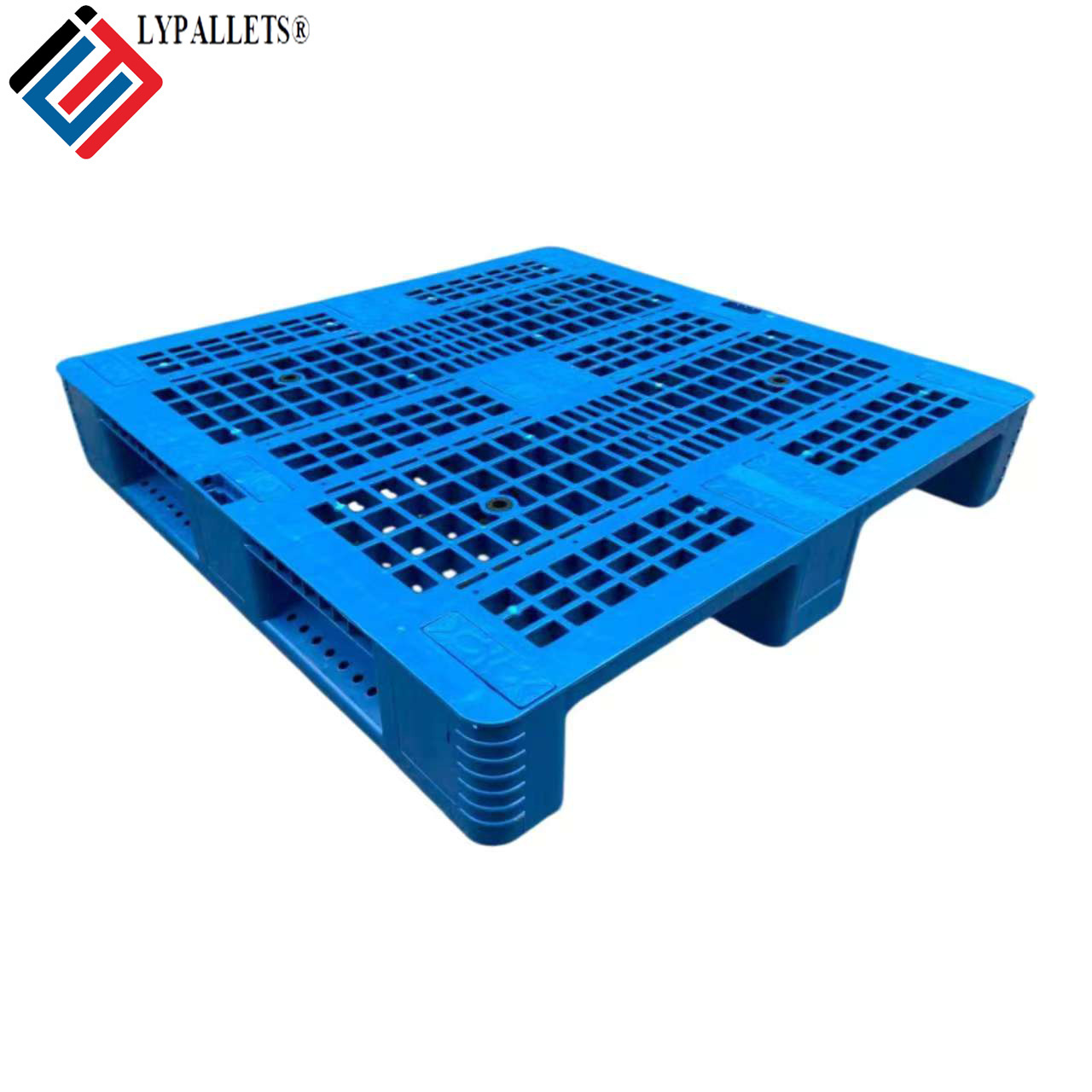 Manufacturer Heavy Duty PP/HDPE Plastic Environmentally Friendly Logistics Pallet Single Side 4-Way Virgin Euro Standard