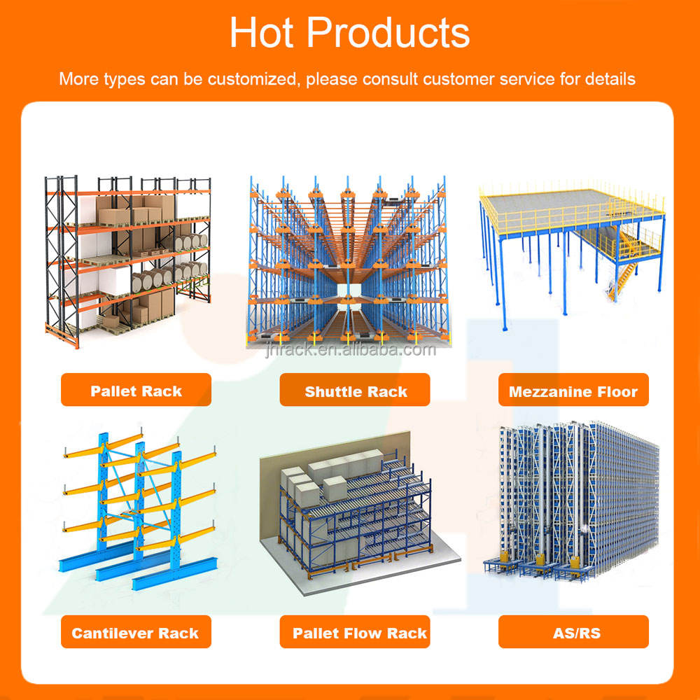 Heavy Duty Metal Warehouse Storage Rack Adjustable Horizontal Shelves For Factory Stacking Racks