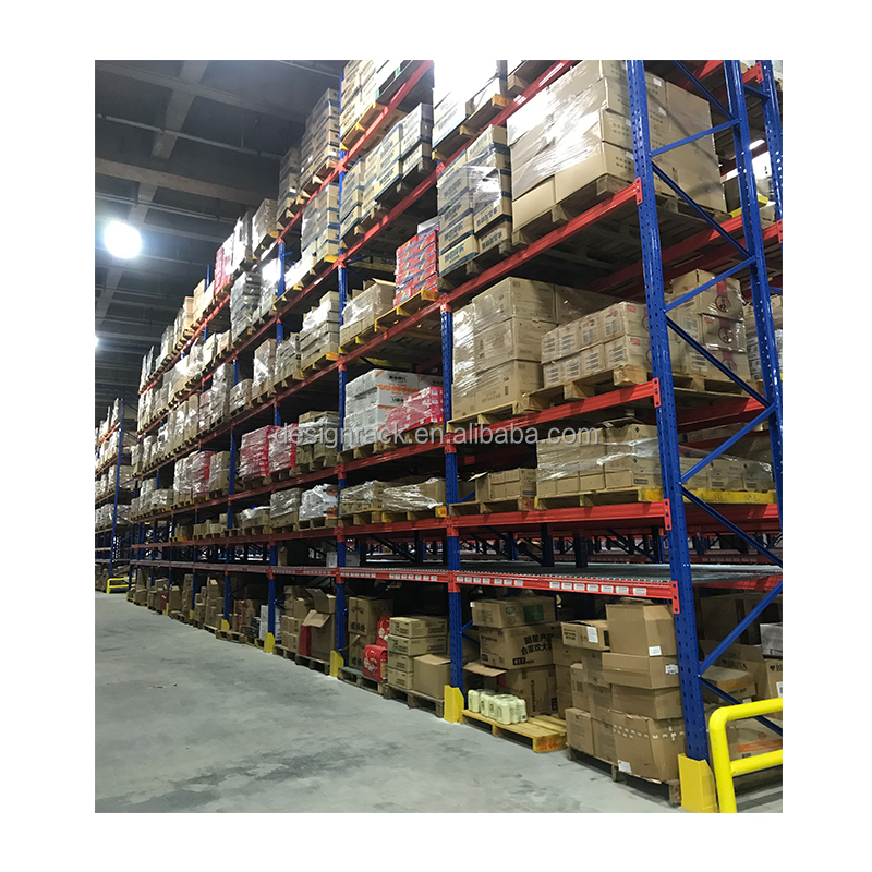 Use Heavy Duty Industrial Racking Industrial VNA Factori Steel Pallet Rack Selective Double Deep Forklift 2 Ton Pallet Racking