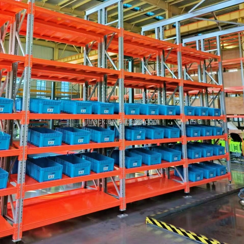 Industrial Warehouse Longspan Steel Storage Rack Medium Duty Stacking Shelves Boltless Shelving For Sale