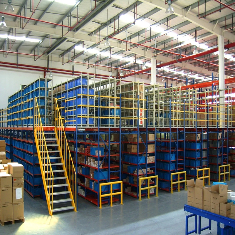 Durable Steel Mezzanine Floor With Powder Coating Finish Corrosion Protection For Pallet Racking And Storage Racks