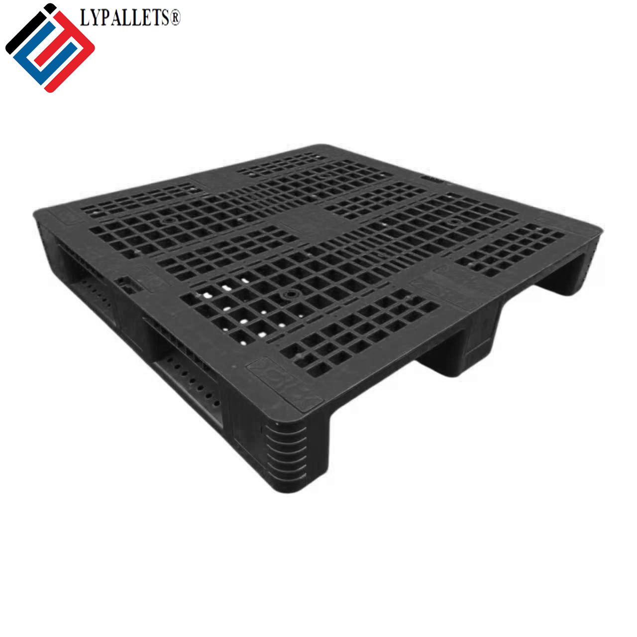 Manufacturer Heavy Duty PP/HDPE Plastic Environmentally Friendly Logistics Pallet Single Side 4-Way Virgin Euro Standard
