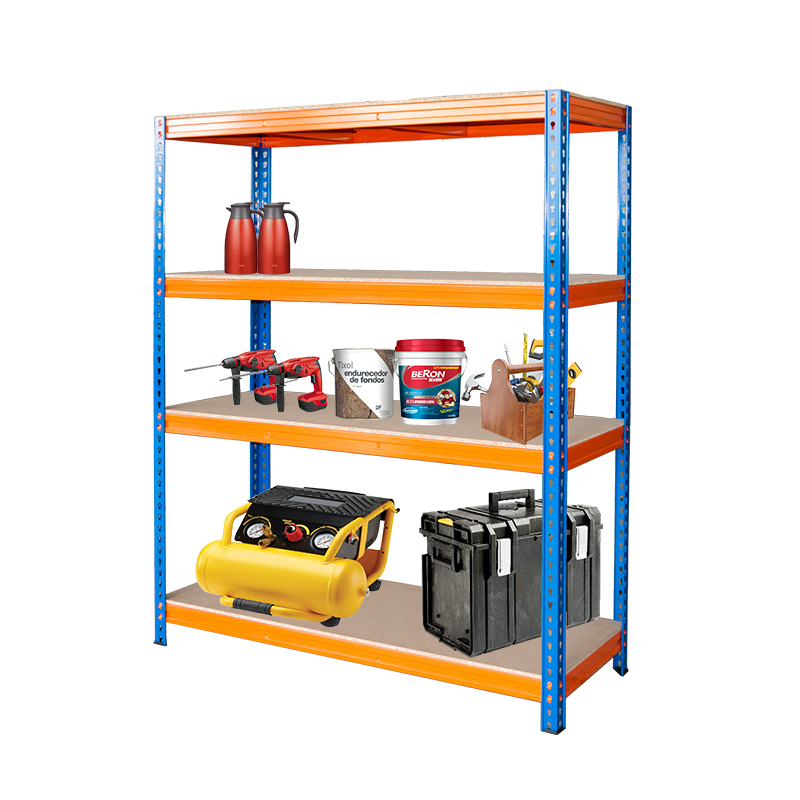 Supermarket & Home Warehousing Metal Boltless Shelving Industrial Storage Tool Rack Shelves Iron Stacking Racks
