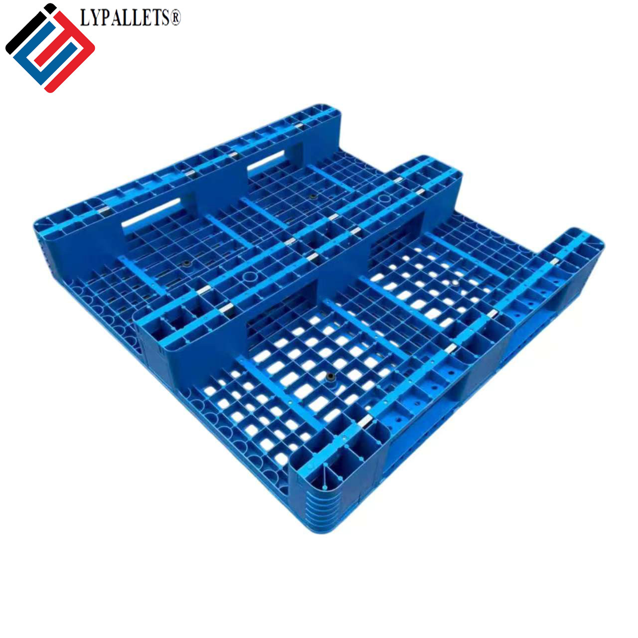 Manufacturer Heavy Duty PP/HDPE Plastic Environmentally Friendly Logistics Pallet Single Side 4-Way Virgin Euro Standard