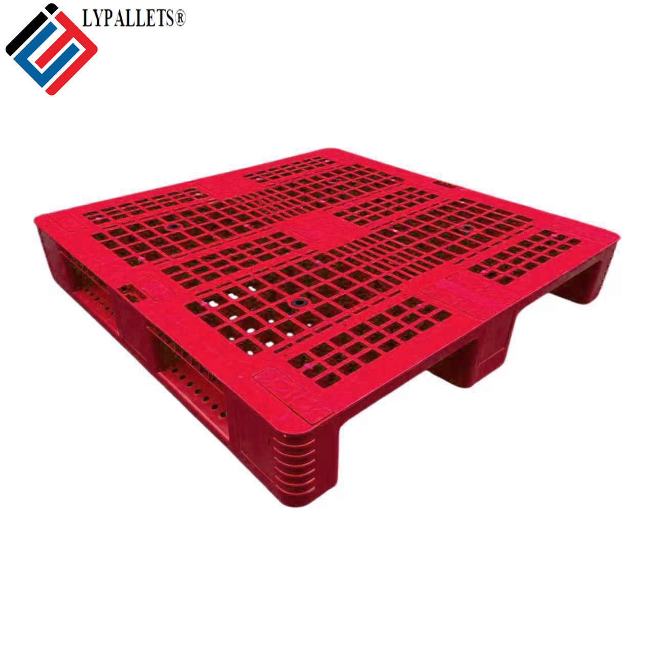 Manufacturer Heavy Duty PP/HDPE Plastic Environmentally Friendly Logistics Pallet Single Side 4-Way Virgin Euro Standard