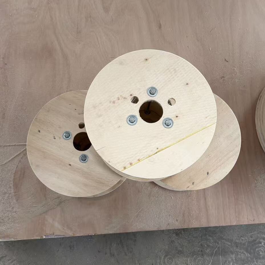Plywood Wooden Cable Spool Heavy Duty Industrial Empty Wire Cable Reel
