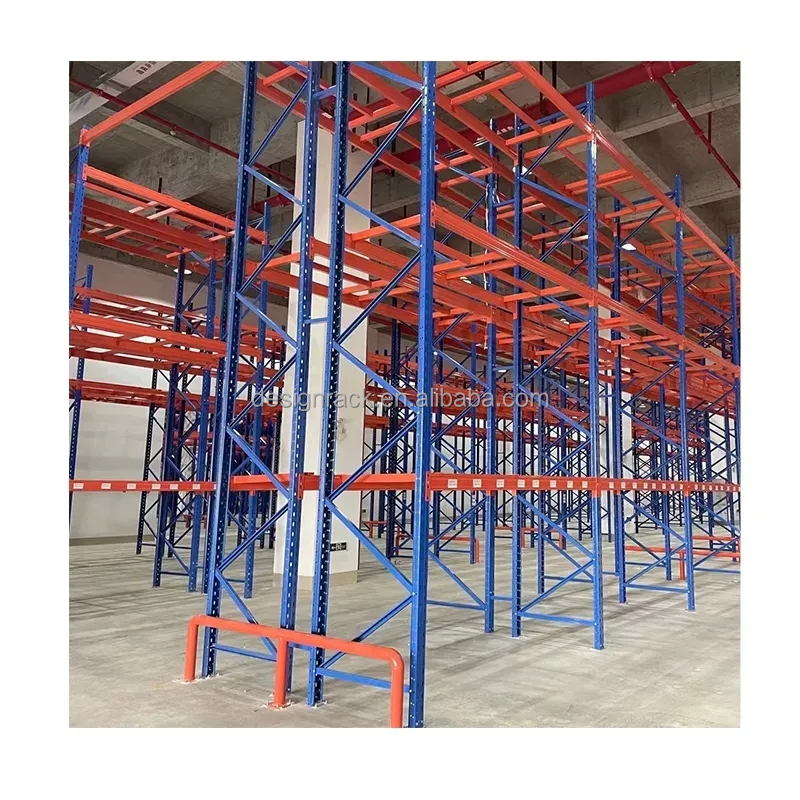 Use Heavy Duty Industrial Racking Industrial VNA Factori Steel Pallet Rack Selective Double Deep Forklift 2 Ton Pallet Racking
