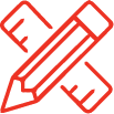 Measurement and design icon