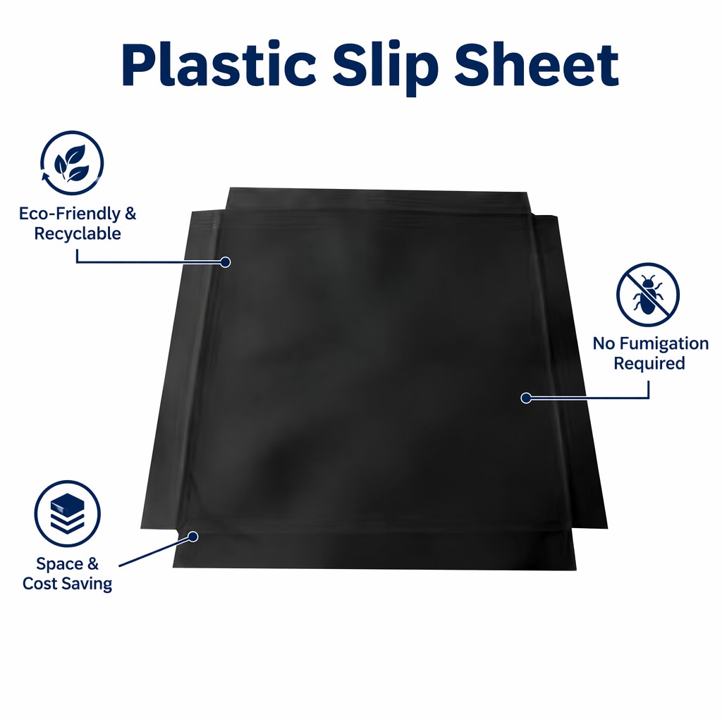 Well Performance Strong Strength Anti-slip HDPE Plastic Slip Sheet Reusable Pallet Substitute For Logistics Transport