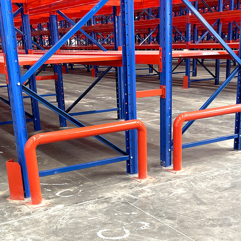 Safety Column Protection Crowd Control Narrow Column Protector Round Rack Barriers Column Opening Forklift Collision Prevention