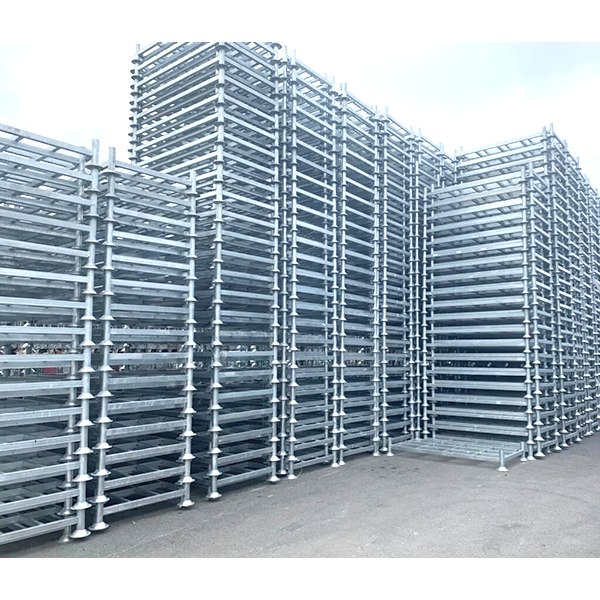 TER M1-2.0T Stackable Post Pallet Mild Steel Q235 Hot-Dip Galvanized Unassembled Rack 2000KG Capacity Storage Equipment