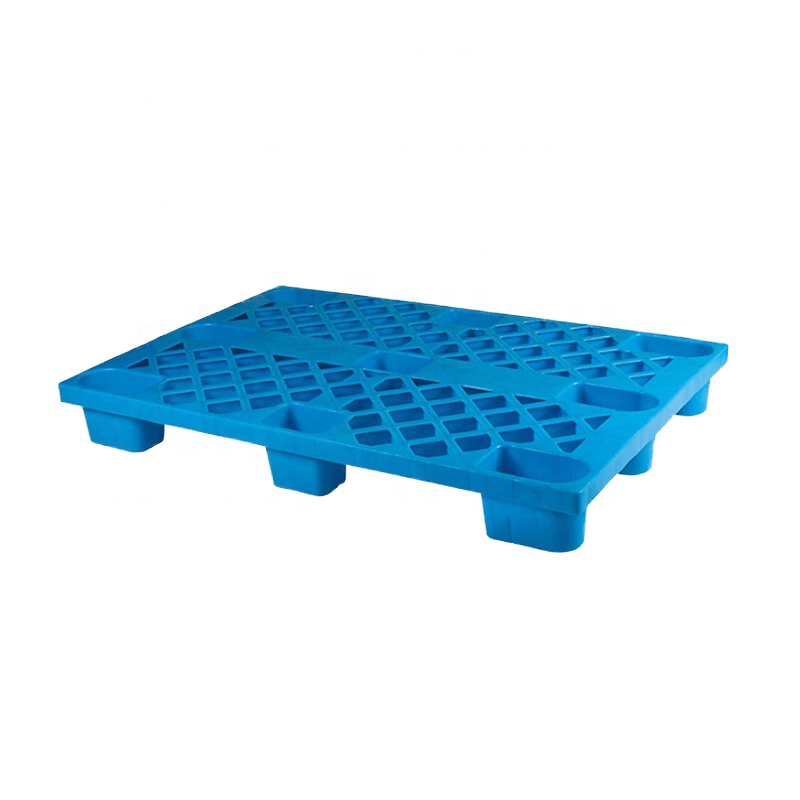 High Quality Low Price Wholesale Nine Feet Plastic Flat Pallet for Warehouse Industrial Logistic Low Price One Way Shipping
