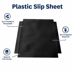 Well Performance Strong Strength Anti-slip HDPE Plastic Slip Sheet Reusable Pallet Substitute