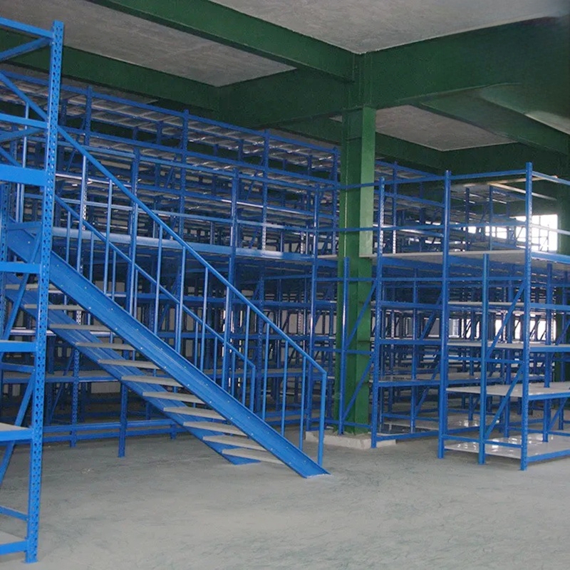 Durable Steel Mezzanine Floor With Powder Coating Finish Corrosion Protection For Pallet Racking And Storage Racks