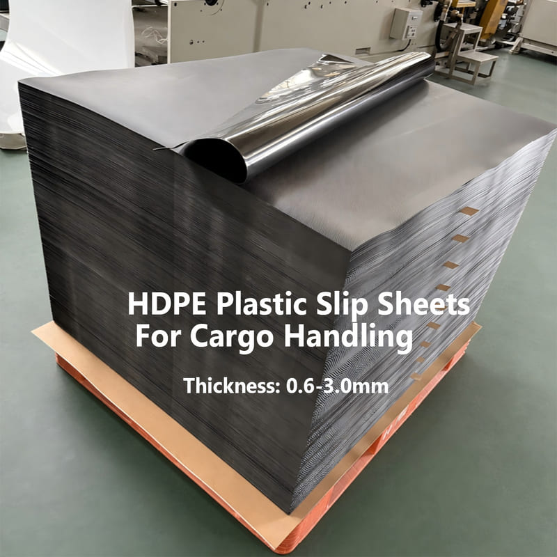 Well Performance Strong Strength Anti-slip HDPE Plastic Slip Sheet Reusable Pallet Substitute For Logistics Transport